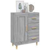 Sideboard Grey Sonoma 69.5x34x90 cm Engineered Wood 817370