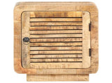 Bedside Cabinet 40x30x50 cm Rough Mango Wood 320462