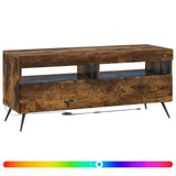 LED TV Cabinet Smoked Oak Engineered Wood 897650