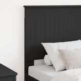 Headboard with Headboard Black Oak 75 cm Engineered wood 887825