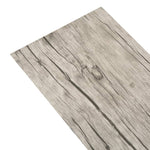 ZNTS Self-adhesive PVC Flooring Planks 2.51 m² 2 mm Oak Washed 342873