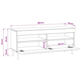 LED TV Cabinet Grey Sonoma Engineered Wood 896551