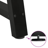 Dining Table Legs A-Shaped 2 pcs Black 100x cm Steel 4012864