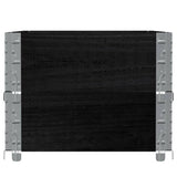 Garden Planter Black 100x50 cm Solid Wood Pine 3295392