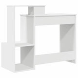Desk with Drawer White 106 x 41 x 88.5 cm Engineered Wood 869466