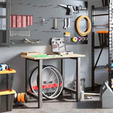 Workbench 100x60x81.5 cm Solid Wood Oak 3309670