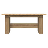 Dining Table Artisan Oak 180x90x76 cm Engineered Wood 855845