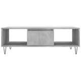 Coffee Table Concrete Grey 104x60x35 cm Engineered Wood 827088