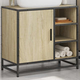 Bathroom Sink Cabinet Sonoma Oak 65x33x60 cm Engineered Wood 849285