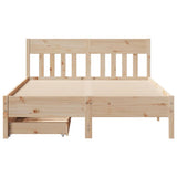Bed Frame without Mattress 120x190 cm Small Double Solid Wood Pine 3301884