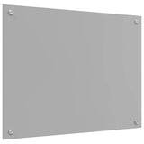 Kitchen Backsplash 2 pcs Light Grey 80 x 50 cm Tempered Glass 3415450
