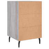 Bedside Cabinet Grey Sonoma 40x40x66 cm Engineered Wood 827682