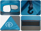 Instant Tent Blue 365 x 380 x 200 cm Polyester and Steel 42028700