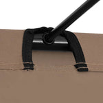 Camping Beds 2 pcs 180x60x19 cm Oxford Fabric and Steel Taupe 312487