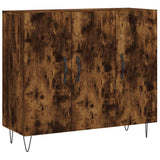 Sideboard Smoked Oak 90x34x80 cm Engineered Wood 828105