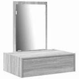 Dressing Table with Drawer Grey 60 x 40 x 70 cm Engineered Wood 865195