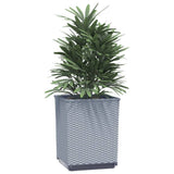 Planters 2 pcs Light Grey 30x30x37 cm Polypropylene 364181