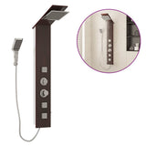 Shower Panel System Glass Brown 151417
