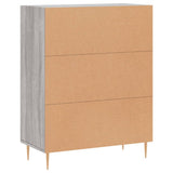 Sideboard Grey Sonoma 69.5x34x90 cm Engineered Wood 830186