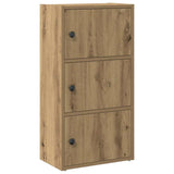 Bookcase Artisan Oak 40x24x77 cm Engineered Wood 860372