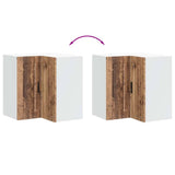 Kitchen Wall Corner Cabinet "Porto" Old Wood Engineered Wood 854105