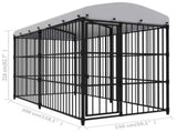 Outdoor Dog Kennel with Roof 300x150x210 cm 170891