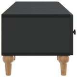 TV Cabinet with Drawer Black 147 x 34.5 x 30 cm Engineered Wood 894246