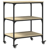 Kitchen Trolley Sonoma Oak 60x41x76 cm Engineered Wood 842302