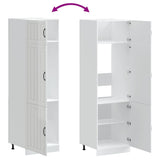 Kitchen Cupboard Lucca High Gloss White Engineered Wood 853869