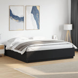 Bed Frame without Mattress Black 180x200 cm Super King 3209682