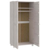 Wardrobe "HAMAR" White 89x50x180 cm Solid Wood Pine 340481