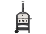Outdoor Wood Fired Pizza Oven with Pizza Stone, Pizza Peel, Grill Rack, for Backyard and Camping 53882789
