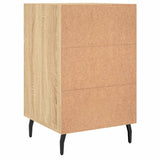 Bedside Cabinet Sonoma Oak 40x40x66 cm Engineered Wood 827679