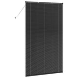 Venetian Blinds Height Adjustable Black 220 x 130 cm Aluminium 42006178