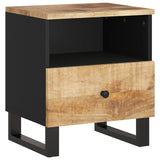 Bedside Cabinets 2 pcs Solid Wood Mango&Engineered Wood 350649