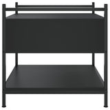 Coffee Table Black 50x50x50 cm Engineered Wood 833965