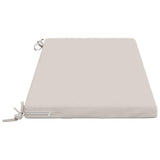 2-Piece Bench Cushions SOEST 2 pcs 100% Polyester White 949319