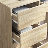 Desk with Drawer Sonoma Oak 90 x 37.5 x 75 cm Engineered Wood 869492