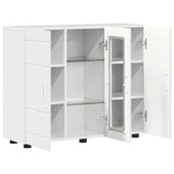 Wooden Cabinet High Gloss White 88.5 x 30.5 x 73 cm 880305