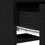 Dressing Table Black Oak 50 x 41 x 140 cm Engineered Wood 865128