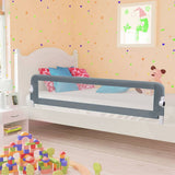 Toddler Safety Bed Rail Grey 180x42 cm Polyester 10177