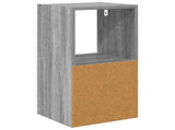 Bedside Table with Drawer 2 pcs Grey Sonoma 30.5 x 27 x 59.5 cm 8000623