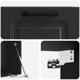Wall-Mounted TV Cabinet Black 59.5 x 41 x 30 cm Engineered Wood 899356