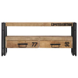 TV Cabinet 100x30x45 cm Solid Mango Wood 249858
