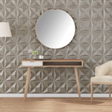 ZNTS Wall Panels 24 pcs Beton 50x50 cm XPS 6 m² Origami 4100063