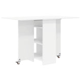 Dinning Table 115 x 70 x 75 cm Engineered Wood White 8006029