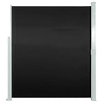 Patio Retractable Side Awning 170x300 cm Black 48364