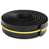 Garage Floor Seal Black and Yellow 12 x 90 mm 10 m PVC 42038290