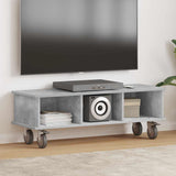 TV Stand Concrete Grey 100 x 35 x 35 cm Engineered Wood 891035