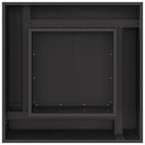 Fire Pit Black 80 x 80 x 40 cm Steel 858964